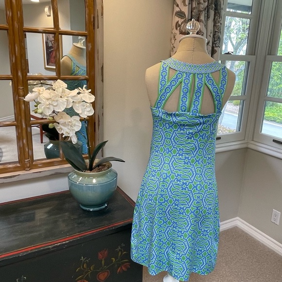 Gretchen Scott Isosceles Rio Gio Kelly/Blue Dress - Picture 7 of 11